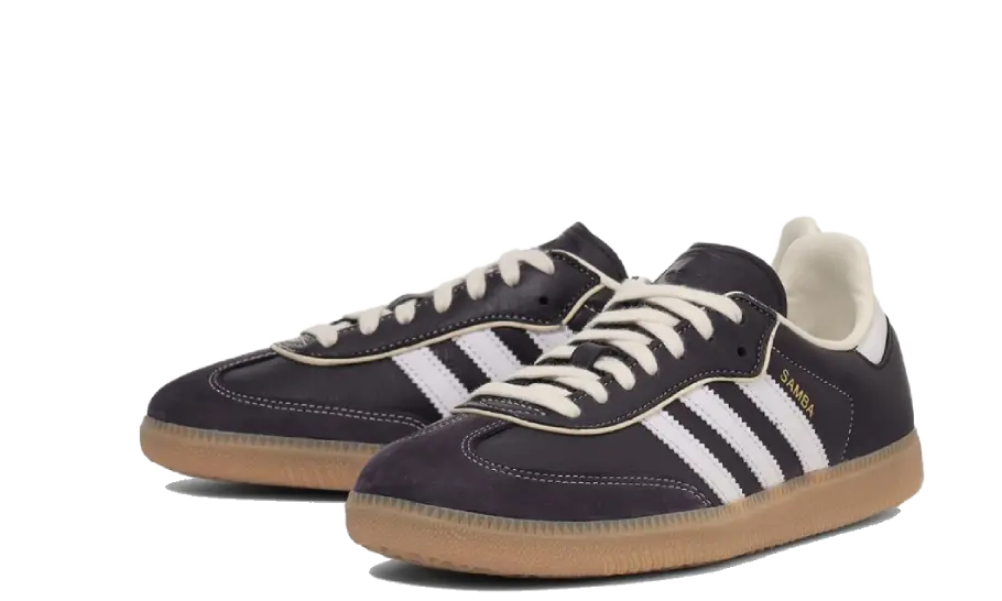 Adidas Samba OG Aura Black Cream White