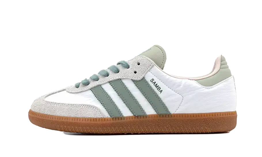 Adidas Samba OG Cloud White Silver Green Putty Mauve