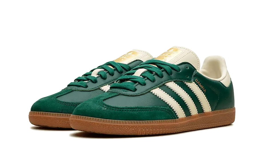 Adidas Samba OG Collegiate Green Gold Metallic