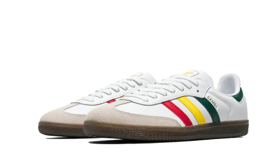Adidas Samba OG Reggae Pack White