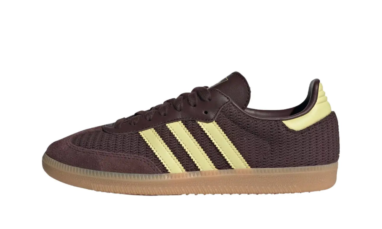 Adidas Samba OG Shadow Brown Powder Yellow