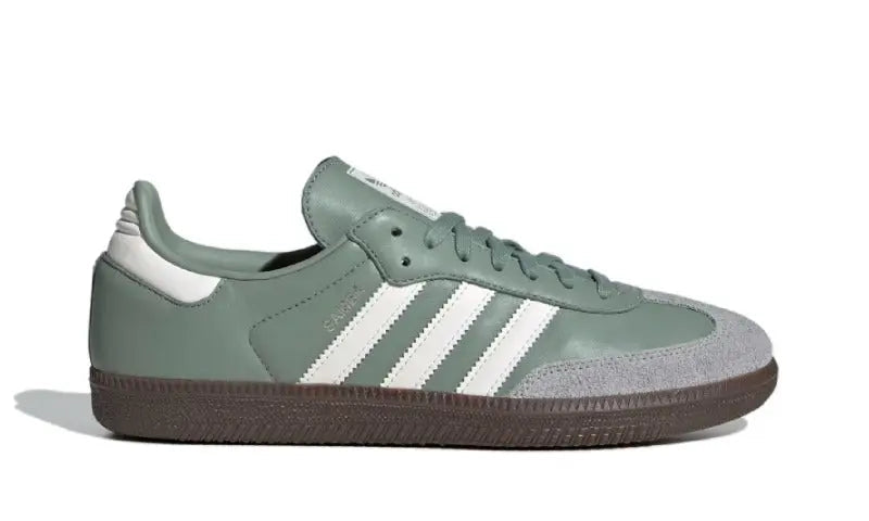 Adidas Samba OG Silver Green Chalk White