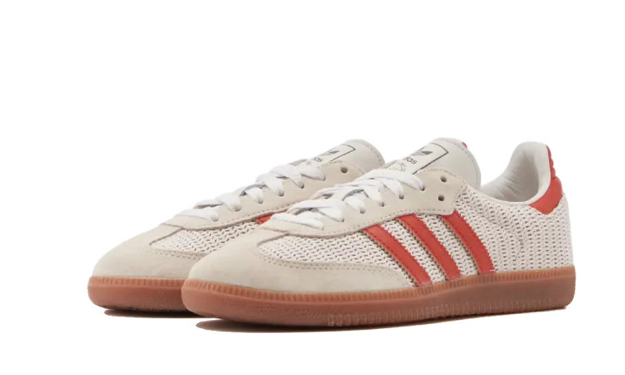 Adidas Samba OG Crystal White Preloved Red