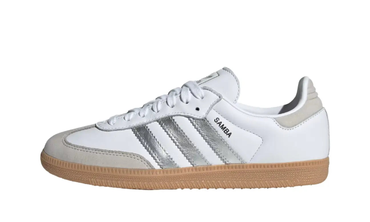Adidas Samba OG White Silver Metallic Grey