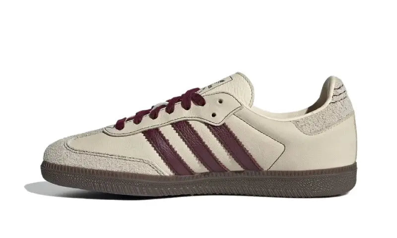 Adidas Samba OG Wonder White Maroon