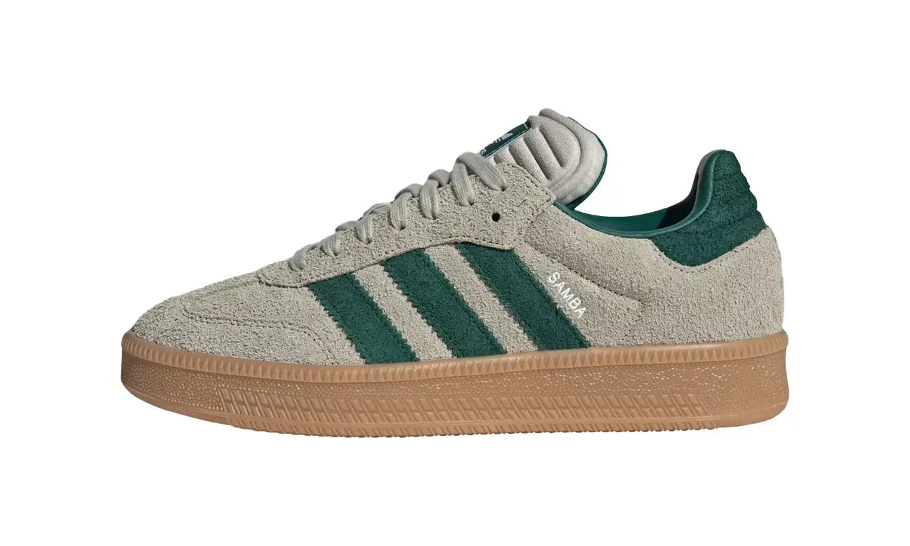 Adidas Samba XLG Putty Grey Collegiate Green Gum