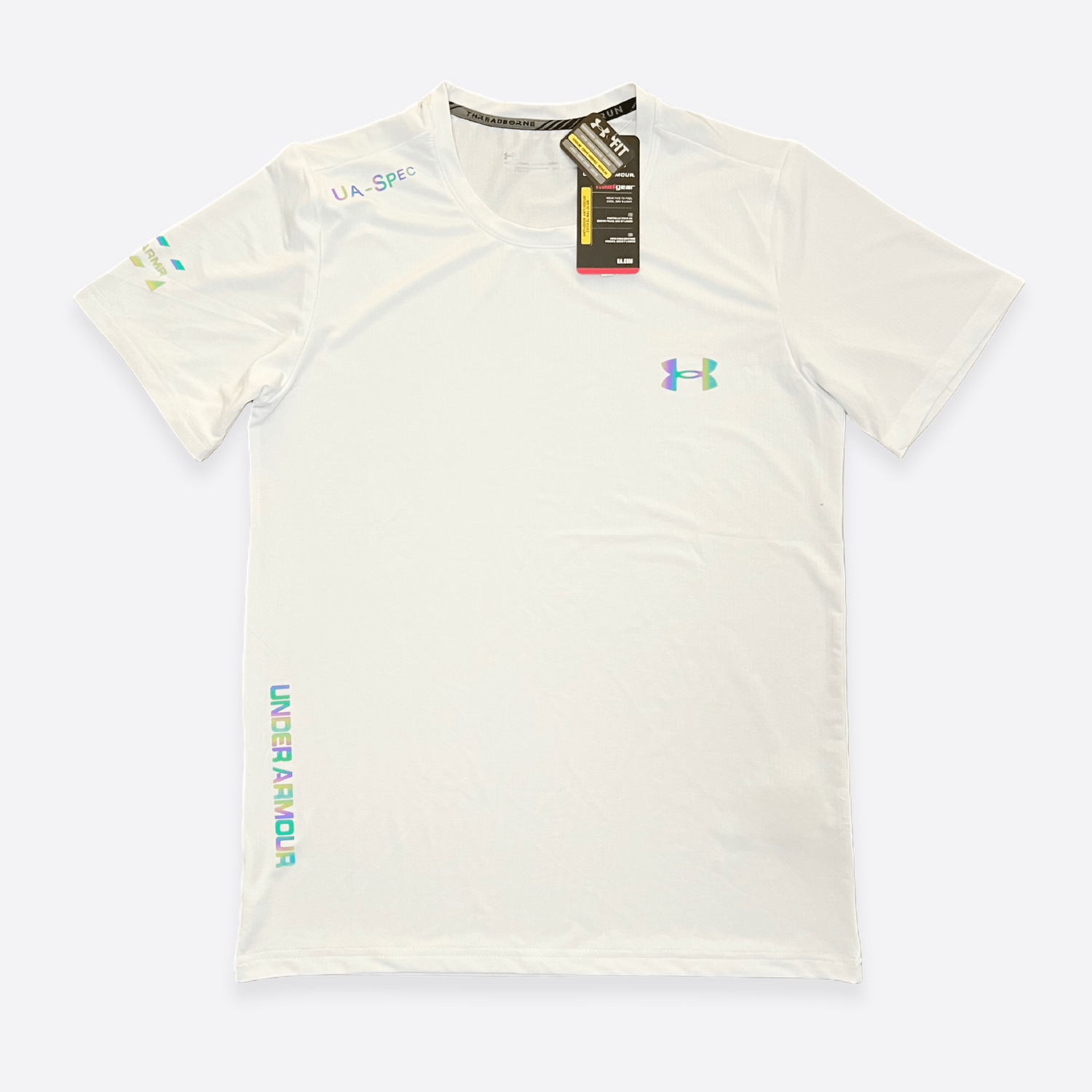 T-SHIRT FLUO UNDER ARMOUR - WHITE