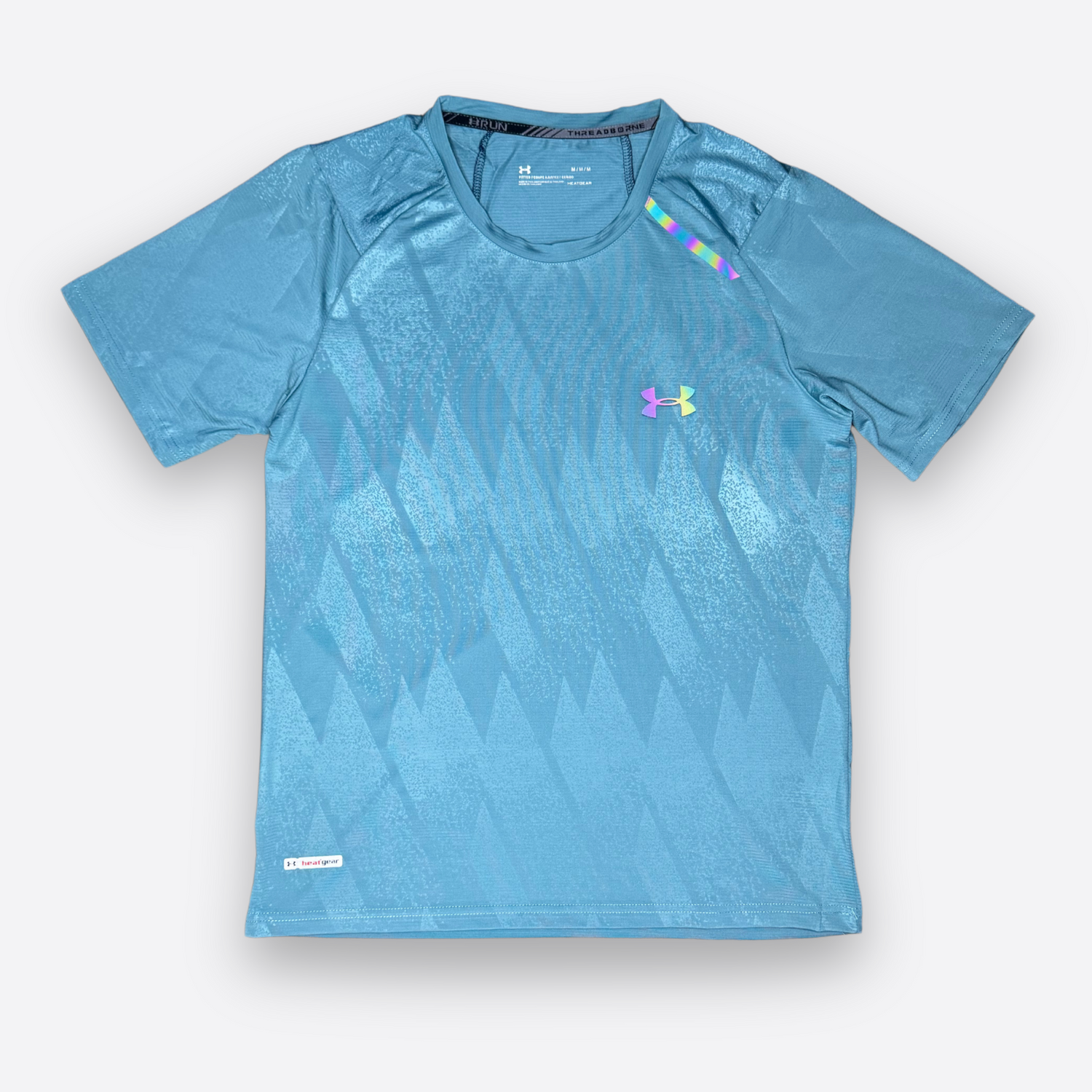 T-SHIRT FLUO UNDER ARMOUR- CYAN BLUE