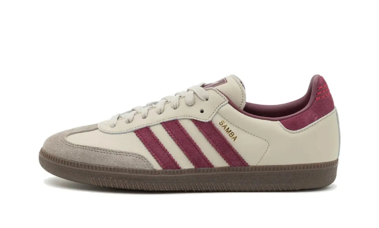 Adidas Samba OG Putty Grey Maroon