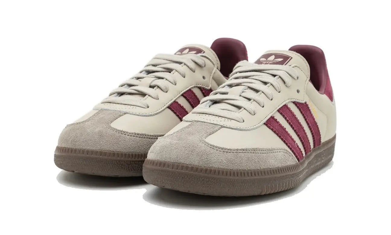 Adidas Samba OG Putty Grey Maroon
